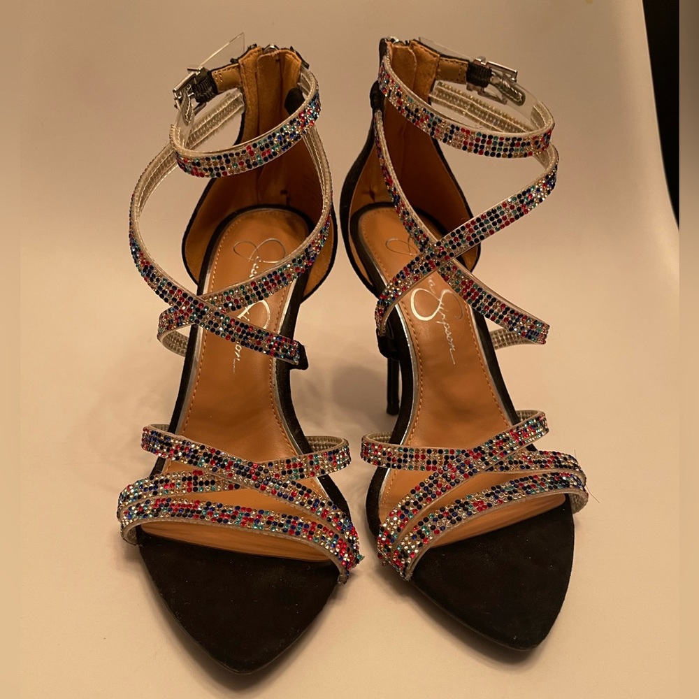 🦋Jessica Simpson Wylane Heels, Size 7.5M - Picture 3 of 7